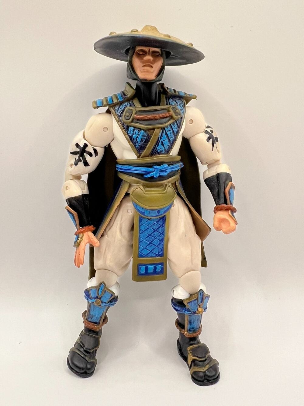 2005 Jazwares Mortal Kombat Deception Raiden 6.5" Action Figure Loose MK